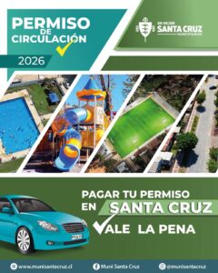 Municipalidad de Santa Cruz habilita puntos de pago para permiso de circulación